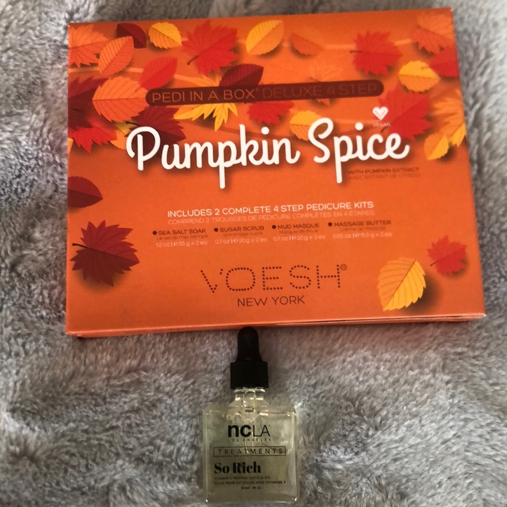 Pedi in a box and cuticle oil!